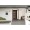 Vdomdoors Front Exterior Prehung Metal-Plastic Door, Manux 8933 Walnut, Side and Top Sidelite Transom, Office MANUX8933EXD-WLN-W32+14xH80+14-RH - alternate 3