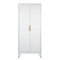 Homeroots 71in White Steel Pantry Or Storage Closet With Arched Panel Doors 683399 - alternate 1