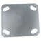 Vestil Rubber Rigid Caster 4 In. Diameter x 2 In. Width 551 Lb. Capacity Dark Gray/Gold CST-KSM-4X2MR-R - alternate 8