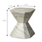 Leisuremod Azure 17 in Modern Round Fiberstone Side Table, Weather-Resistant, Fully Assembled AST17MG - alternate 8