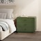 Manhattan Comfort Liora Contemporary 28" Solid Wood Nightstand in Green (3-Drawer) NS1527-2 - alternate 1