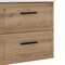 Homeroots 24" Natural Wood Floating Bathroom Vanity With White Sink And Two Drawers 624197 - alternate 5