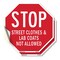 Signmission Stop Street Clothes & Lab Coats Not, 4 inch X 4 inch, Vinyl Decal, 2PK OC-D-2PACK-4-182 - alternate 1