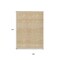Homeroots 9' X 12' Gold And Ivory Chevron Washable Indoor Outdoor Area Rug 612260 - alternate 7