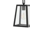 Jonathan Y Glendale 6.75" 1-Light Farmhouse Industrial Iron/Glass Outdoor LED Pendant, Black/Clear JYL2402A - alternate 8