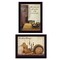 Homeroots Set Of Two What I Love Most Black Framed Print Wall Art, 2PK 405878 - alternate 1