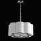 Jonathan Y Coquille 4-Light 20" Adjustable Scalloped Shade Metal LED Pendant, Chrome/White JYL9504A - alternate 12