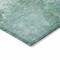 Homeroots 8' Emerald Round Abstract Washable Indoor Outdoor Area Rug 607784 - alternate 6