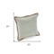 Homeroots Set of Two 20" Gray And Natural Cotton And Jute Throw Pillows, 2PK 554564 - alternate 4