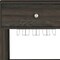 Homeroots Espresso Rolling Bar Cart With Wine Storage 478382 - alternate 5
