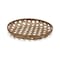 Homeroots 22in Brown Round Bamboo Vanity Tray 516323 - alternate 1