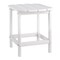 Signature Design By Ashley Sundown Treasure White Rectangular Plastic Contemporary End Table P011-703 - alternate 1