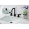 Kingston Brass Widespread Bathroom Faucet with Push Pop-Up Drain, Matte Black KS1450TKL - alternate 4