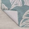 Jonathan Y Tobago High-Low Two-Tone Monstera Leaf Blue/Ivory 3 ft. x 5 ft. Indoor/Outdoor Area Rug HWC100C-3 - alternate 8