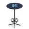 Holland Bar Stool Co 42" Black Seattle Kraken Pub Table L216B4236SeaKrk - alternate 1