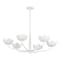 Troy Lighting Arcata 6 Light Chandelier, Gesso White, 39.5 In x 15 In F2040-GSW - alternate 1