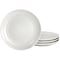 Bee And Willow Home 7 Inch 4 Piece Round Stoneware Appetizer Plate Set in Matte White 81538.01 - alternate 1