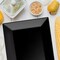 Smarty Had A Party 5.5" x 8.5" Black Rectangular Plastic Dessert Plates (120 Plates), 120PK 6903-CASE - alternate 8