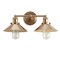 Jonathan Y July 17.5" 2-Light Industrial Farmhouse Metal Vanity Light, Brass Gold JYL7430A - alternate 10