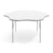 Flash Furniture Wren 60 in Flower Adjustable Height Activity Table, Thermal Laminate Top, Standard Legs, White XU-A60-FLR-WHT-T-A-GG - alternate 9