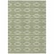Homeroots 10' X 14' Green And Ivory Geometric Washable Indoor Outdoor Area Rug 599621 - alternate 8