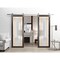 Sartodoors Sturdy Double Barn Door with Frosted Glass Planum 2113 48x96 (2* 24x96) Solid Core Modern Interior PLANUM2113DB-S-CA-48 x 96 (2* 24x96) - alternate 6