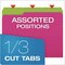 Pendaflex Glow Twisted 3-Tab File Folder, 1/3-Cut Tabs: Assorted, Letter Size, Assorted Colors, 12PK 40526 - alternate 6