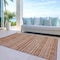 Homeroots 5' X 8' Rust Gold And Silver Southwestern Washable Indoor Outdoor Area Rug 615975 - alternate 6