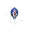 Homeroots Starry Heaven and Santa Hand Painted Mouth Blown Glass Ornament 477512 - alternate 5