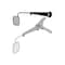 K&M Mfg K&M Mfg Mirror Kit for John Deere Sound-Gard Series Tractors, LH or RH, Black Powder Coat 3127 - alternate 3