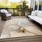 Homeroots 8' X 10' Beige Abstract Washable Non Skid Indoor Outdoor Area Rug 559673 - alternate 5