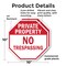 Signmission Private Property No Trespassing, 10 inch X 10 inch, Plastic Sign, 2PK OC-P-2PACK-10-161 - alternate 7