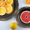 Smarty Had A Party Black w/Gold Vintage Rim Round Plastic Dinnerware Set (120 Dinner Plates + 120 Salad Plates), 240PK 860BGVP-CASE - alternate 9
