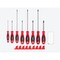 Tekton Phillips Screwdriver Set with Red Modular Organizers - 4, 8 Inch Shanks, 8-Piece (#0 - #4) DWP90103 - alternate 6
