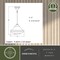 Vaxcel VAXCEL Huntley 1 Light Bronze Farmhouse Schoolhouse Pendant White Glass P0243 - alternate 7