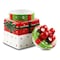 Gibson Home Christmas Estate 7.5 Inch Gift Box Holiday Cookie Jar 113251.01 - alternate 5