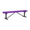 Leisure Craft Portable, Bench w/o Back, 6ft., Purple B6XPP-PURPLE - alternate 1