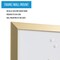 Mastervision Magnetic Dry-Erase, "Do More" Quote, Gold Metallic Frame, 18" X 24" MM04445612 - alternate 6