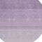 Homeroots 8' Purple And Lavender Round Ombre Washable Indoor Outdoor Area Rug 595831 - alternate 8