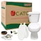 Cato Toilet, Round Bowl, 16 gpf Flush, White J0052013120 - alternate 2