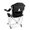 Picnic Time Family Of Brands NCAA App State Mountaineers Reclining Camp Chair - Beach Chair for AdultsBlack with Gray Accents 803-00-175-794-0 - alternate 1