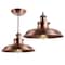 Jonathan Y Bedford 11" Adjustable Iron Industrial Rustic LED Pendant, Copper JYL9529A - alternate 11