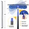 Bison Life 2-in-1 Window Squeegee Kit with 60" Extension Pole, 2 Sleeves, Glass Cleaning Tool Combo BLZ-EXHSQ-SET-5-1 - alternate 9