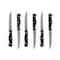 Gibson Home Westover 13 Piece Stainless Steel Cutlery Set in Black with Wood Storage Block 127727.13 - alternate 9