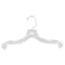 Nahanco 12in White Hi-Impact Plastic Super Heavy weight Children's Shirt Hanger, 100PK 1412 - alternate 1