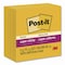 Post-It Super Sticky Note Pads in Playful Primary Colors, 3 x 3, Sunnyside, 90 Sheets/Pad, 5PK 6545SSY - alternate 1
