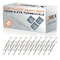 Jrex Safety Galvanized Steel Hook and Eye Turnbuckle - 5/16" x 4-1/2", 20PK GTB516-JR-HE-20PK - alternate 1