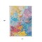 Homeroots 10' X 14' Blue Yellow Pink And Orange Abstract Washable Indoor Outdoor Area Rug 618537 - alternate 8