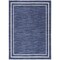Homeroots 7' X 10' Navy Blue And Ivory Indoor Outdoor Area Rug 569892 - alternate 8