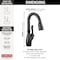 Delta Leland Single Handle Pull-Down Bar / Prep Faucet With Touch2O Technology 9678T-BL-DST - alternate 6